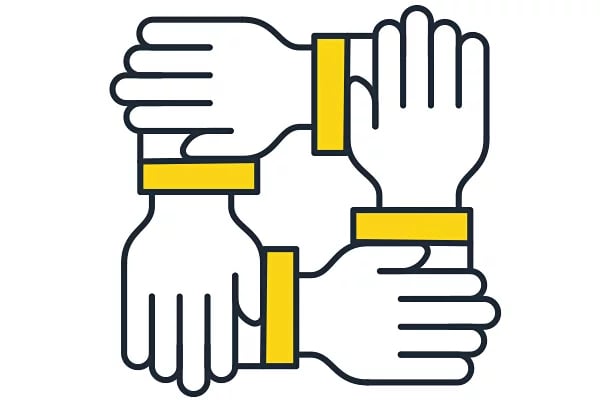 Ein Icon, das Wertschätzung repräsentiert.