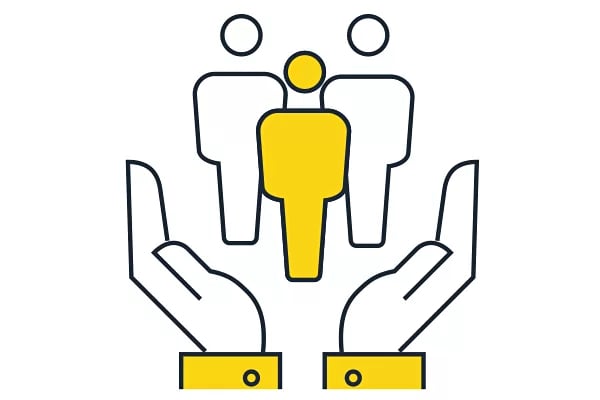 Ein Icon, das Offenheit repräsentiert.