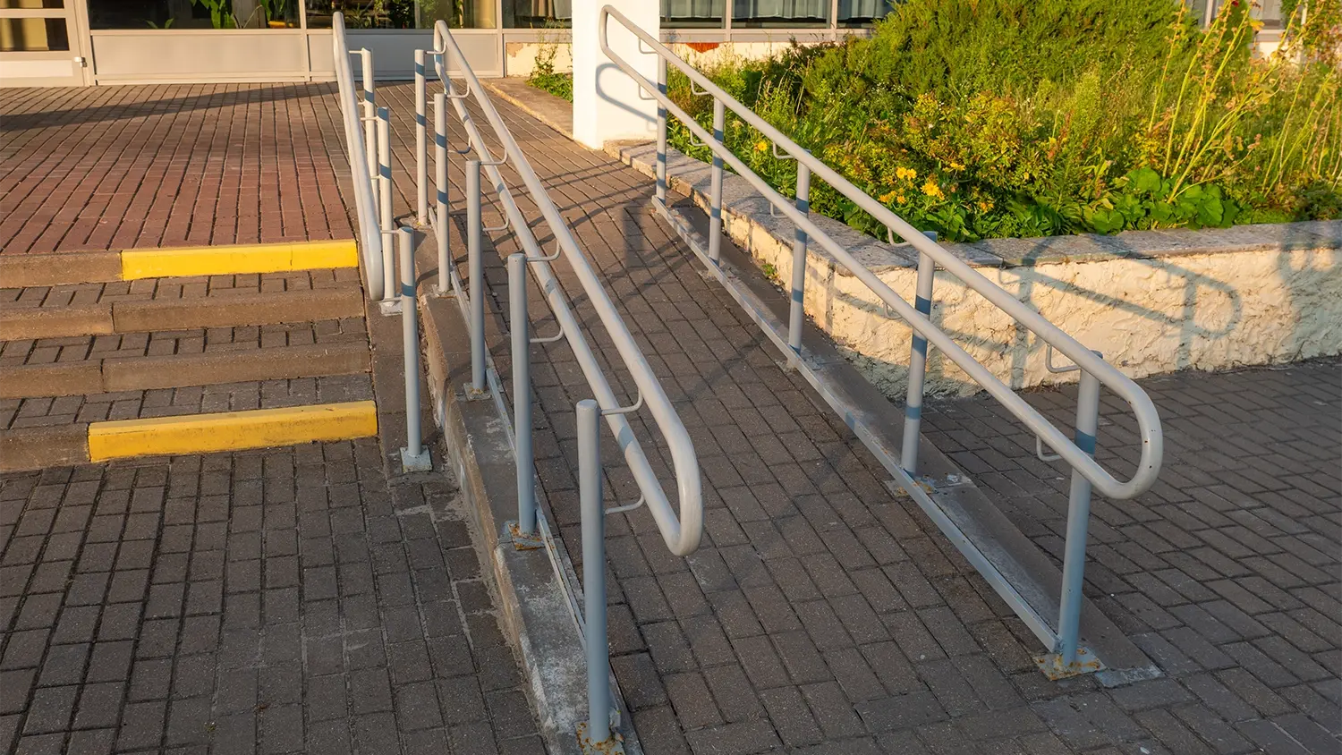 Barrierefreie Zugangsrampe